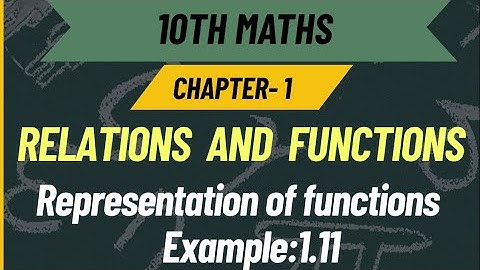 10th Maths samacheer kalvi [Relations And  Functions] in Tamil