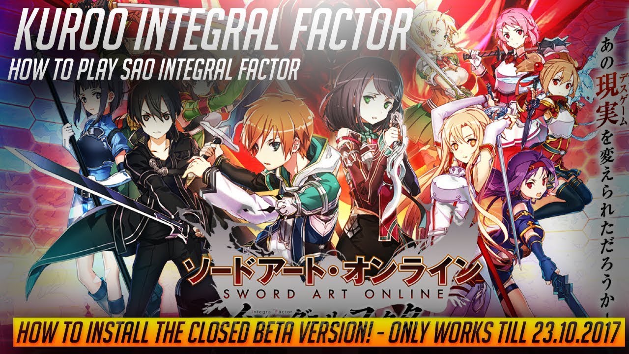 Sword Art Online Integral Factor e o lançamento global que não foi tão  global assim – Central AniMangá