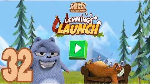 Grizzy and the Lemmings: Lemming Launch - Gameplay walkthrough Part 32 (Android, IOS)