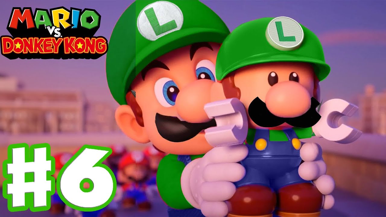 Mario Vs. Donkey Kong Nintendo Change – Mario Cosplay Luigi Part 6 Slippery Summit