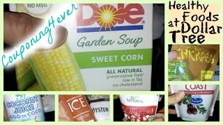 Healthy Eating from Dollar Tree (Food Haul)