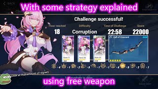 Elysian Realm [v5.7] Difficulty Corruption(2.5x) with Miss Pink Elf using free weapon