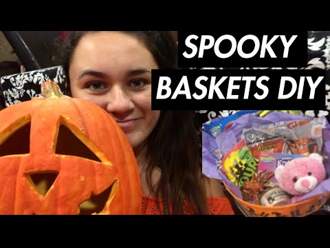 SPOOKY BASKET DIY - YouTube