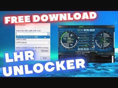 LHR UNLOCK | NVIDIA LHR UNLOCKER | FREE UNLOCK HASHRATE ETHEREUM MINING