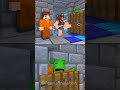 JJ and Mikey Broken Door Fail 😭🤣 - MAIZEN Minecraft Animation #minecraft #shorts