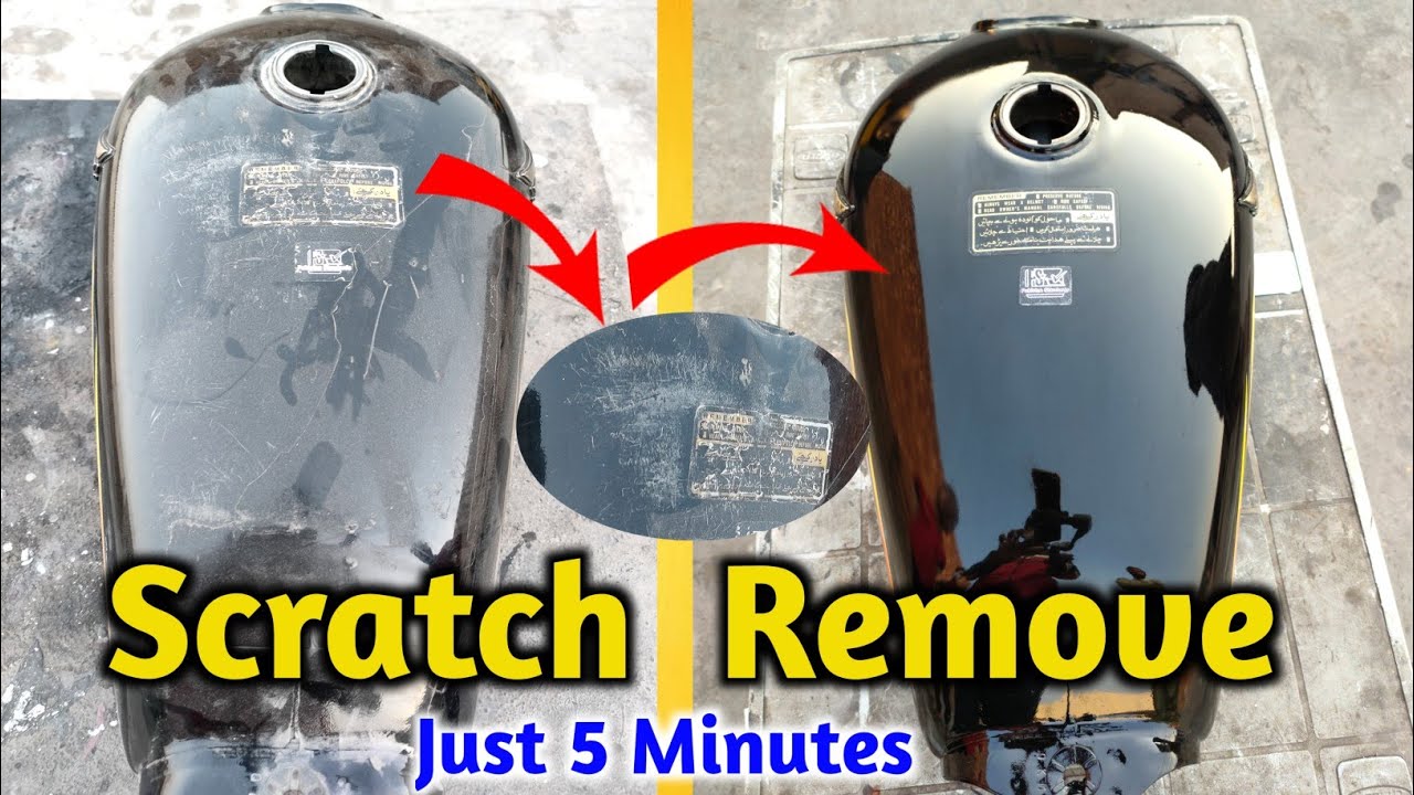 How To Remove Scratches Fuel Tank YouTube