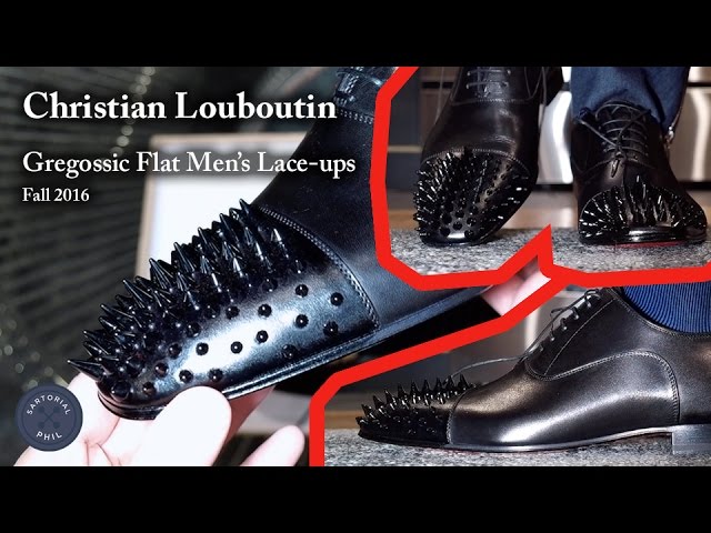 Christian Louboutin Gregossic Flat Men's Lace-ups 