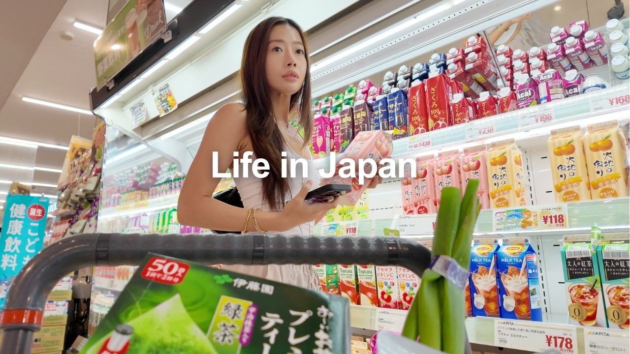Living in Japan | grocery day, flying to japan alone, it girl cosy clothing in tokyo
