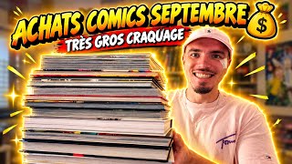 Achats Comics Septembre 2026 - La Rentrée Ma Coûté Cher Énorme Craquage