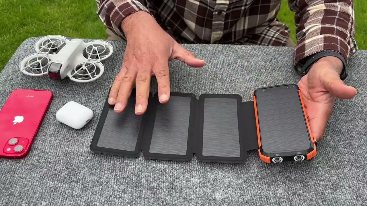 Nuynix 20000mAh Solar Power Bank