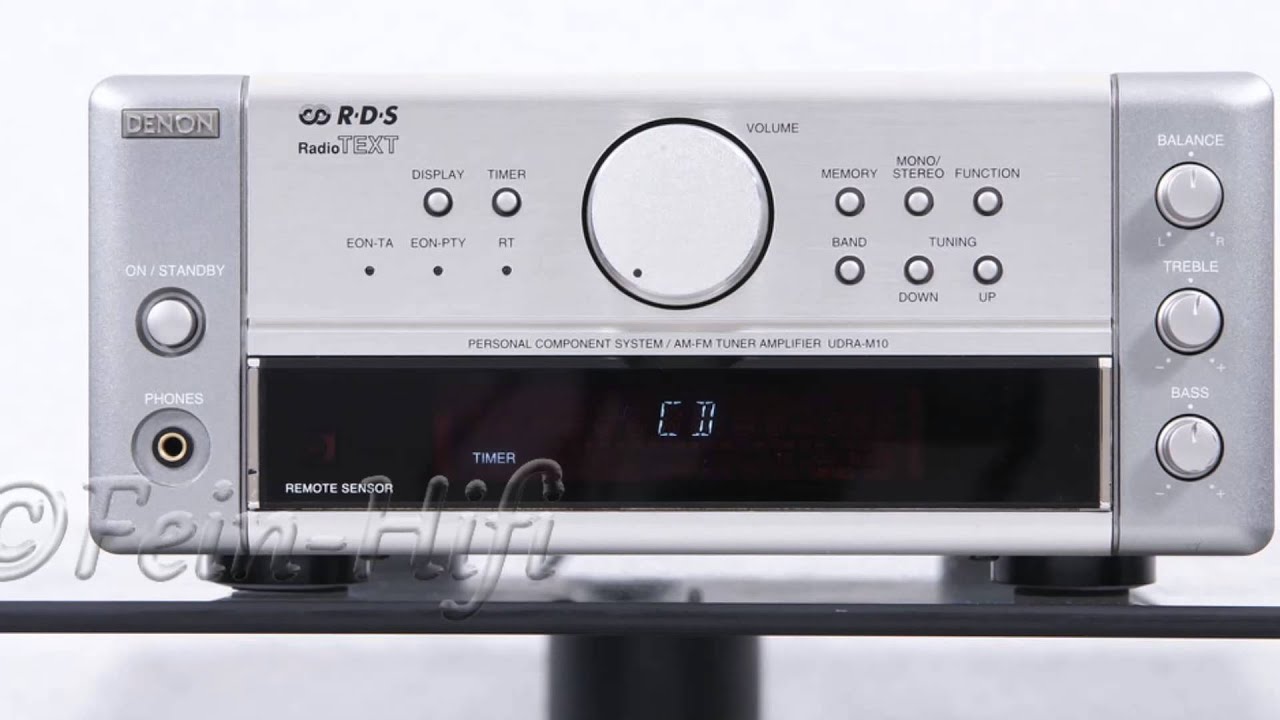 Denon UDRA-M10 Stereo 2.1 Receiver mit RDS - YouTube