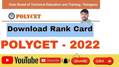 Ts Polycet Download Rank Card