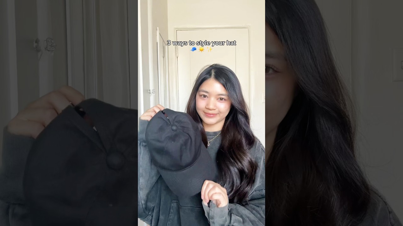 1 hat. 3 ways to wear. 🧢 