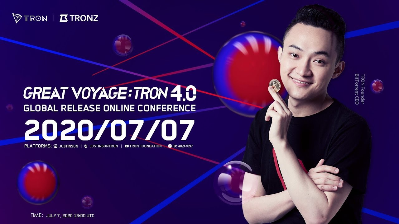 Global online conference Great Voyage: TRON 4.0
