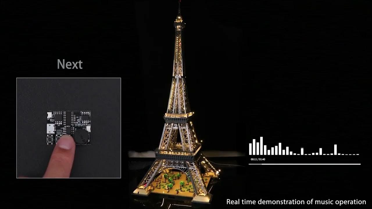 LEGO Eiffel Tower 10307 Light Kit YouTube