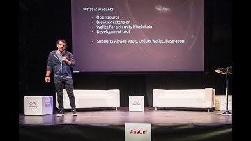 aeternity Universe One - The Ultimate Wællet by Milen Radkov, æpp Developer #aeUni #blockchain