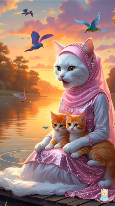 CUTE KITTEN SHOLAWAT NABI #sholawat #sholawatnabi #sholawatan #laguanakislami #kucing