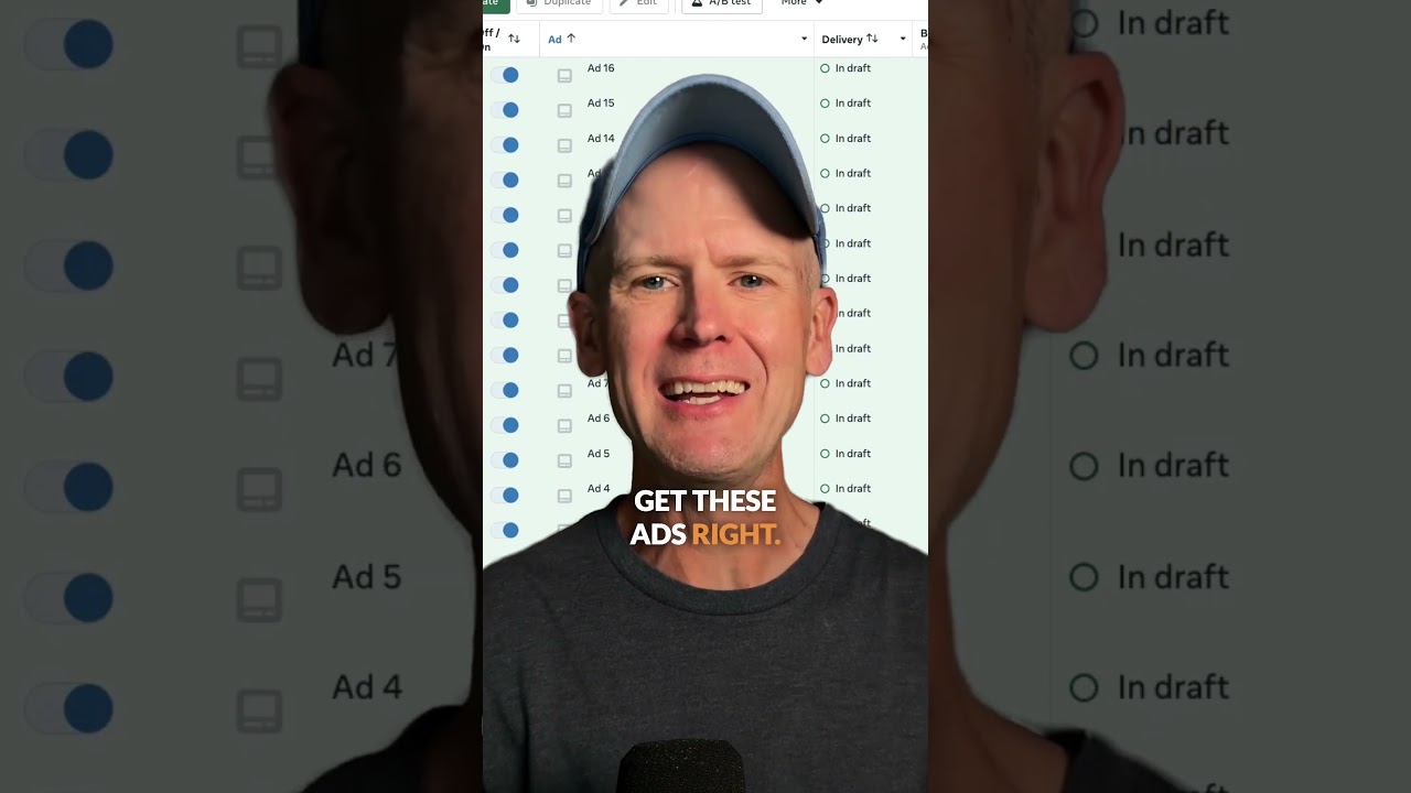 Start with Fewer Ads