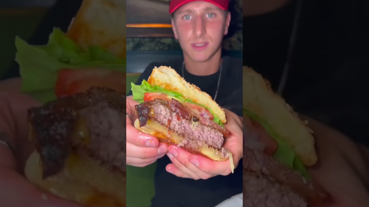 This might have been the juiciest burger I’ve had in a while drop ur favs 👇🏼👇🏼 #burger #food