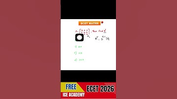 FREE ECET2026 Maths Classes 🚀 | Score High with Smart Tricks | Q-61 Fully Explained,#freeecet