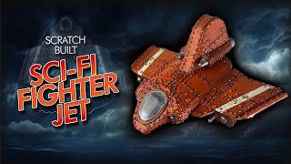 🚀 From Scraps to a Sci-fi Fighter Jet - I made my 2nd Scratchbuilt Plane