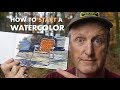 How to Start a Watercolor