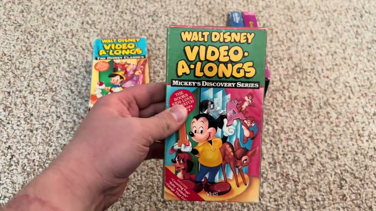 Моя коллекция VHS-кассет Walt Disney Video Longs/Disney's Greatest Lullabies