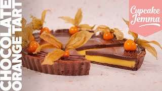 Chocolate Orange Tart Recipe | Cupcake Jemma | #AD