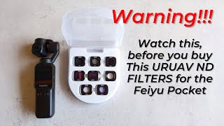 Feiyu Pocket ND Filters, Warning, watch before you buy!