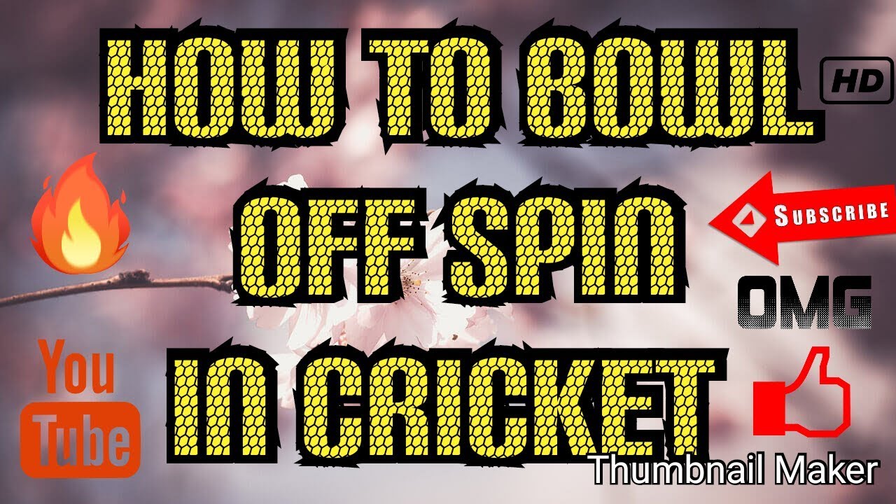 How To OFF Spin In Cricket YouTube