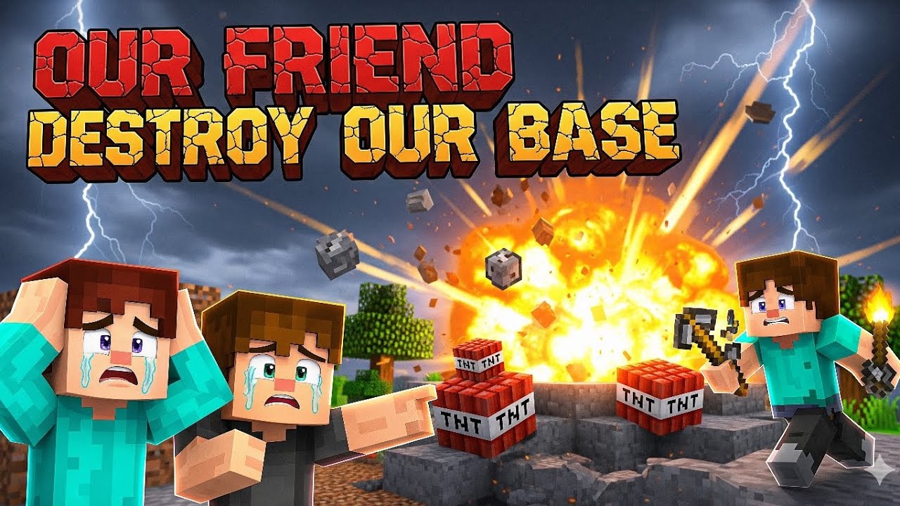 OUR FRIEND DESTORY OUR BASE ELEMENT SMP EP#1 