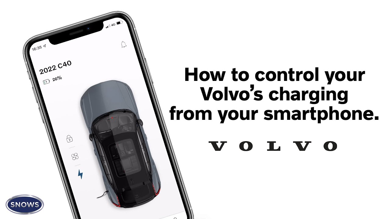 HOW TO CONTROL YOUR VOLVO CHARGING Volvo Cars App YouTube