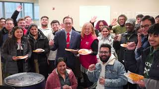 NJIT Pizza with the President 2025