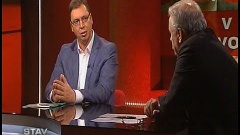 Aleksandar Vučić gost emisije Stav Srbije