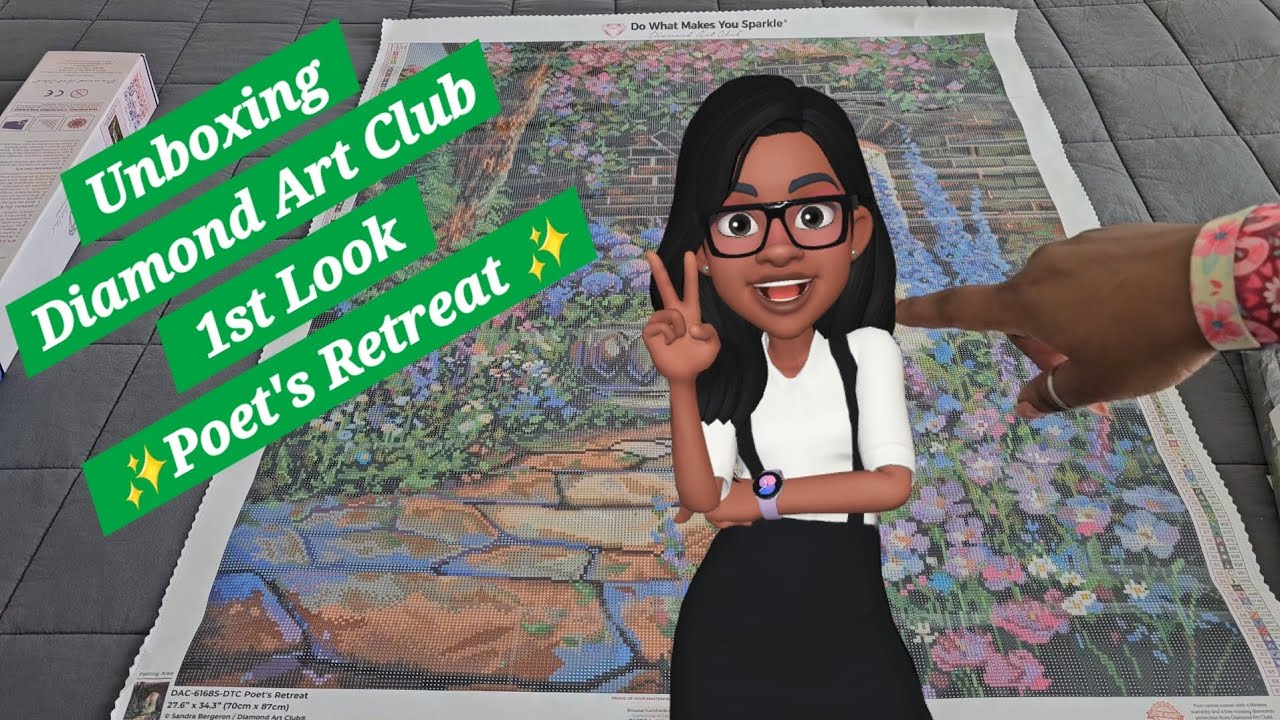 Unboxing Diamond Art Club 1st Look ✨️ Poet's Retreat ✨️ - YouTube