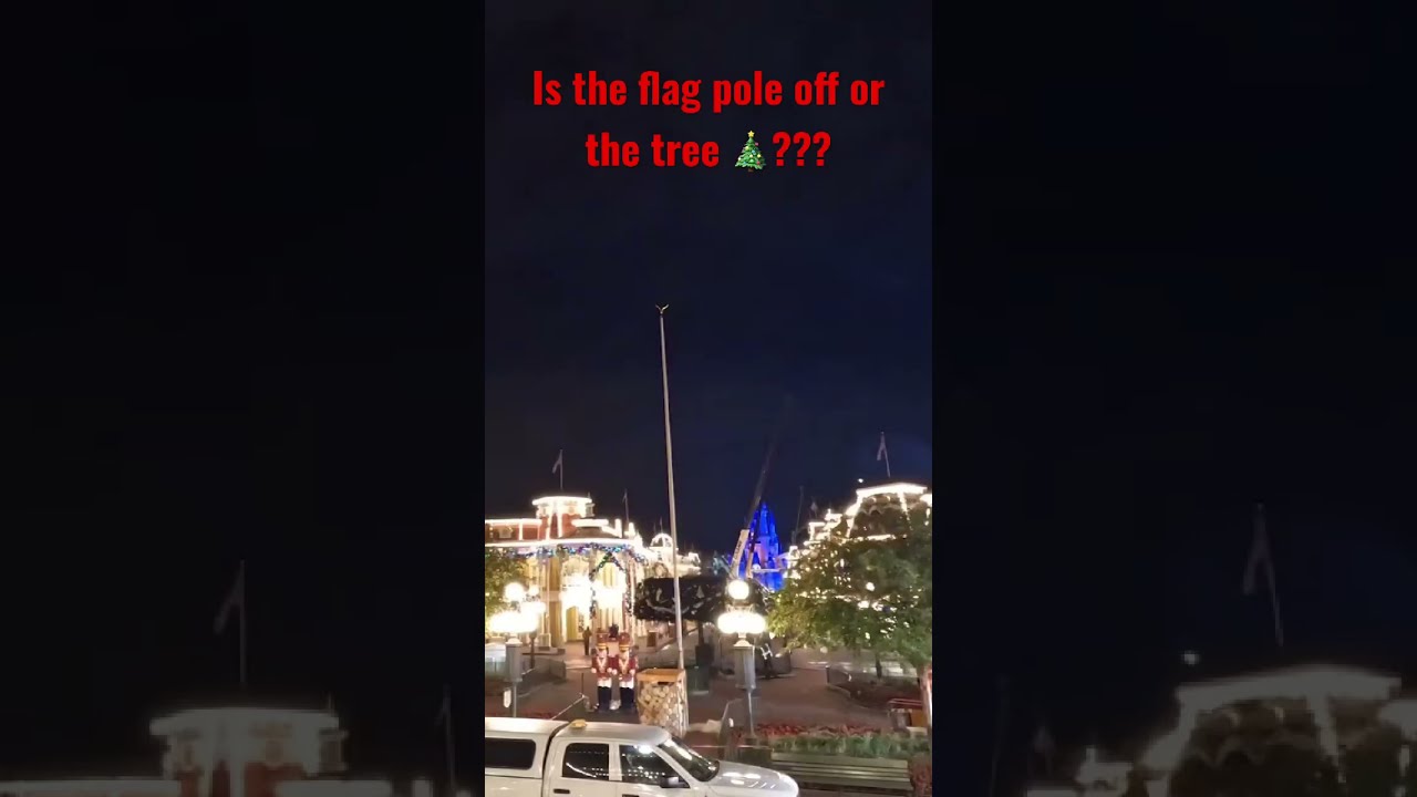 Disney Main Street USA Christmas Tree 