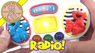 Sesame Street Super Boom Box 123 FM Electronic Radio Toy, 1999 Mattel Toys