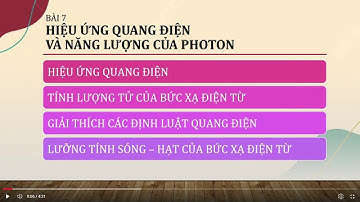 Demo CĐ 12 CTST - Bài 7. Hiệu ứng quang điện và năng lượng của photon