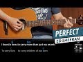 Cómo tocar PERFECT en guitarra, acordes arpegios y ritmo | Guitarraviva