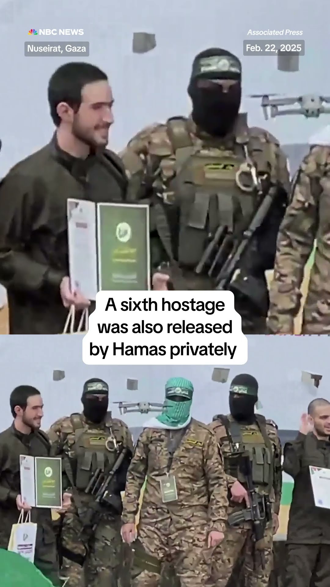 5 hostages released by Hamas in the 7th hostage-prisoner exchange