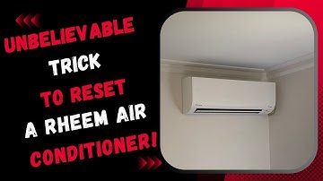 Unbelievable Trick to Reset a Rheem Air Conditioner!
