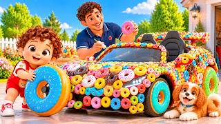 🍩 Booby’s Car Breaks Down… Ben Turns It into a Donut Car! 🚗 | Easy English Listening (A2)