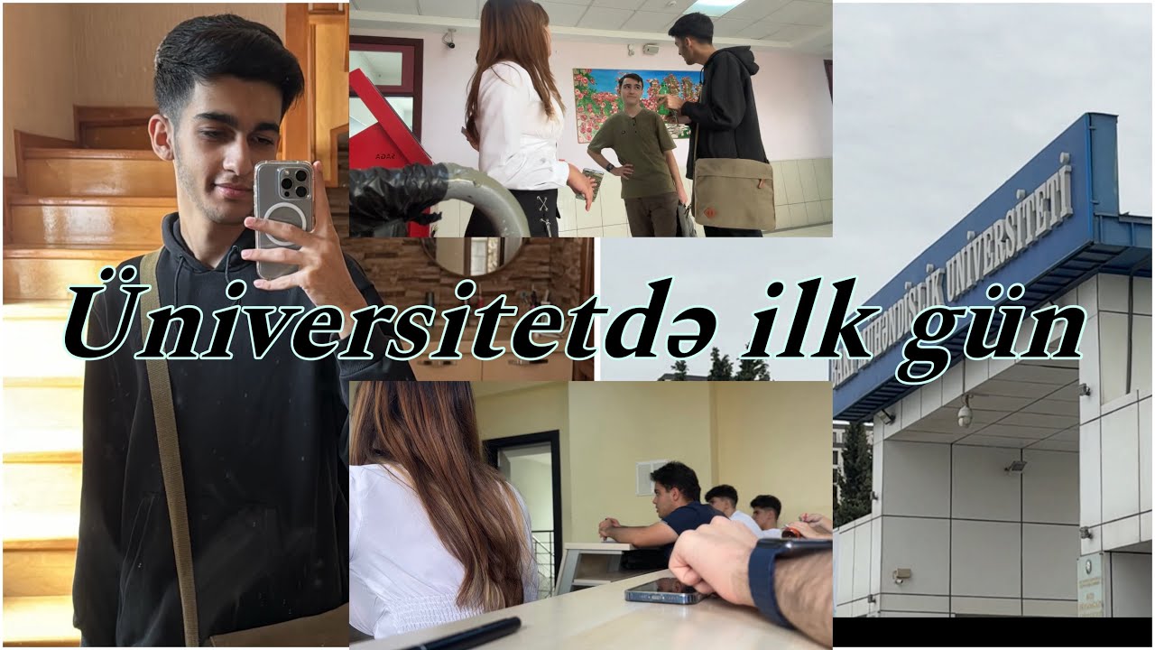 Üniversitetin ilk günü | Bakı Mühəndislik Üniversiteti(BMU)