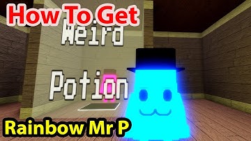 Roblox How To Get Weird Potion Rainbow Mr P Skin And Badge In Piggy RP WIP