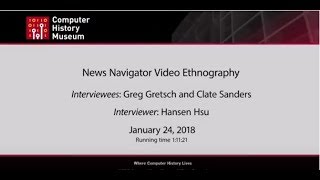 News Navigator Video Ethnography