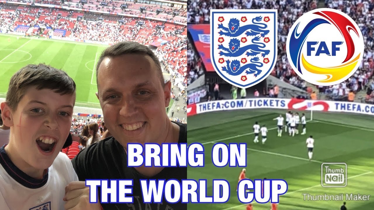 ENGLAND SMASH ANDORRA! England v Andorra Vlog YouTube