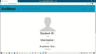My CS50 final project, UniMeet