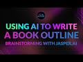 Using AI to Write a Book Outline - Brainstorming with Conversion AI