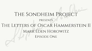 Introducing Mark Eden Horowitz The Sondheim Project 51