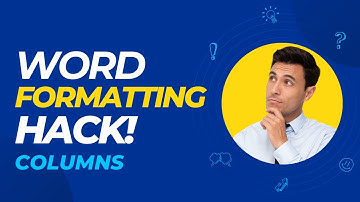 Create a Professional Multi-Column Layout in Word | Easy Formatting Tips!